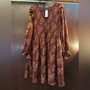 Madewell - Smocked Bodice Mini Dress